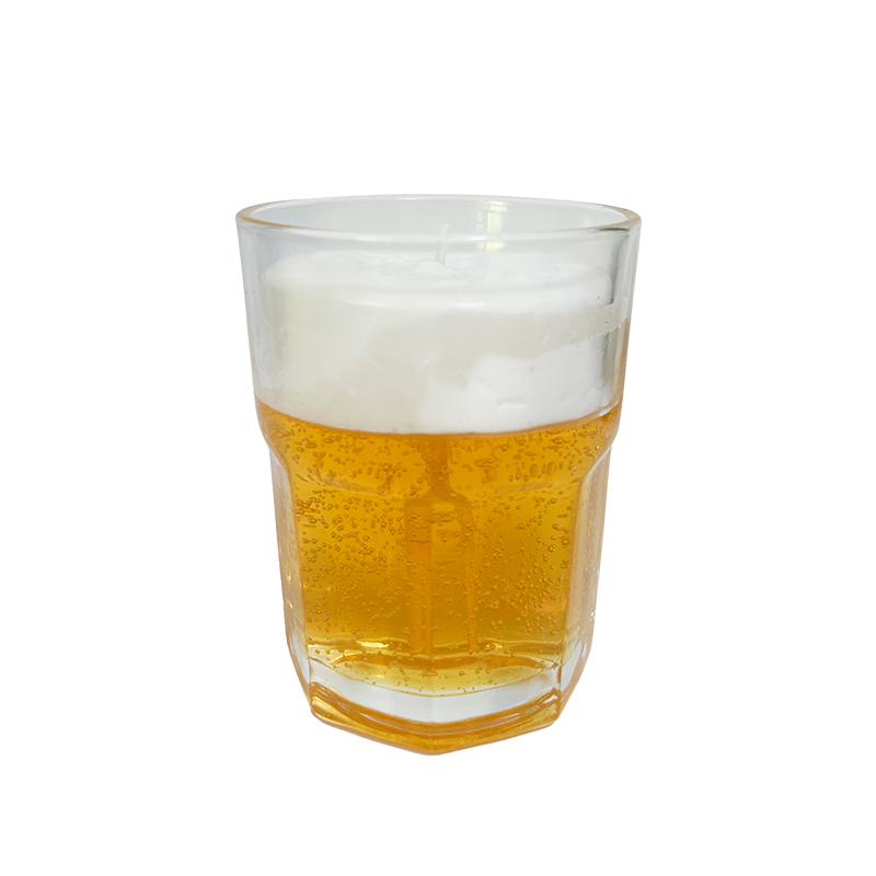 Borrelende bierbekerkaarsen