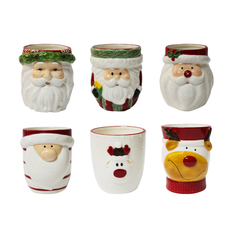 Zes soorten kerstgeurkaarsen