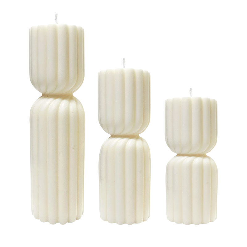 Witte Romeinse zuil (kleur kan worden aangepast)